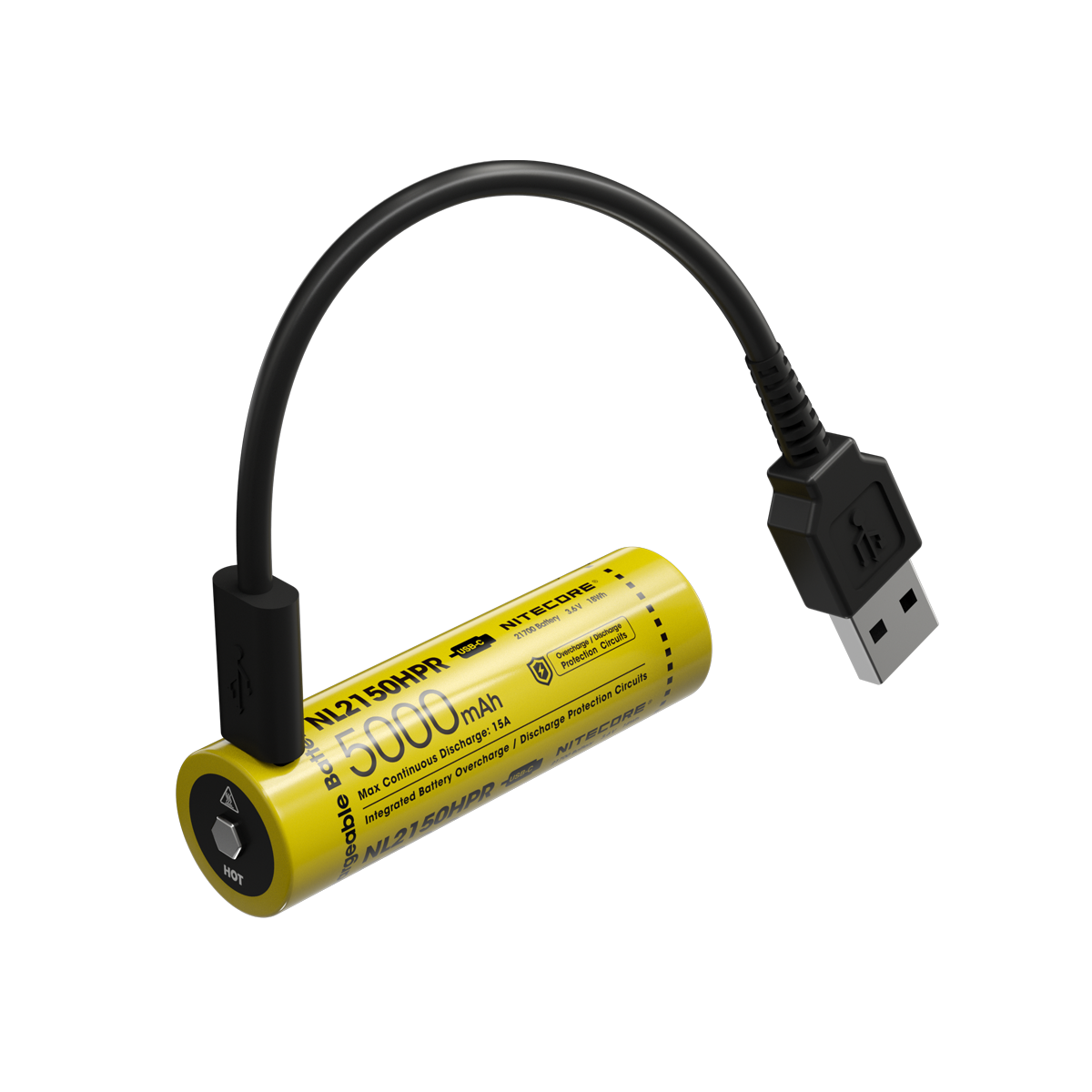 Combo: NITECORE E4K Flashlight w/NL2150HPi & NL2150HPR + UI1 USB Charger