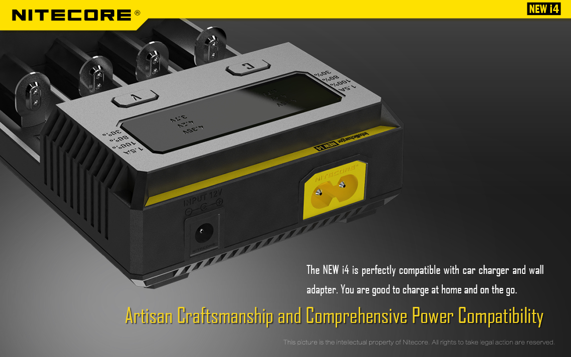 Chargeur Batteries et Accus Nitecore NEW i4